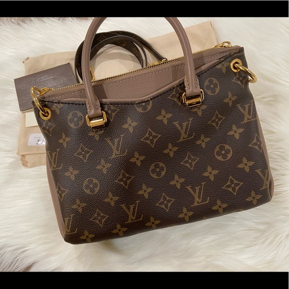💯 Louis Vuitton Pallas BB Taupe - Picture 1 of 11